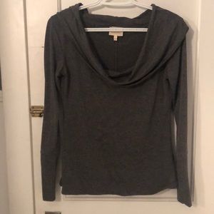 Anthropologie Deletta long sleeved grey shirt